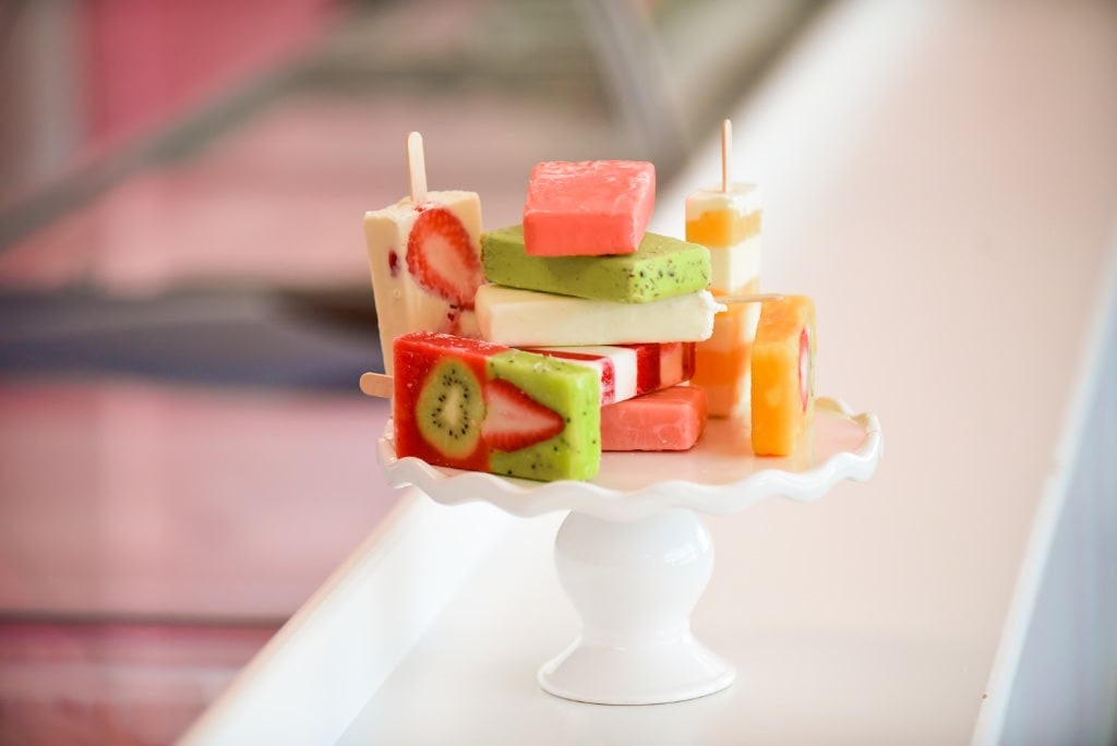 La Michoacana Es Natural full team behind the counter — handcrafted ice cream paletas aguas frescas Gainesville GA
